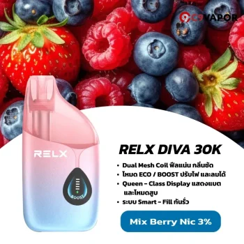 relx diva 30k mixberry nic3